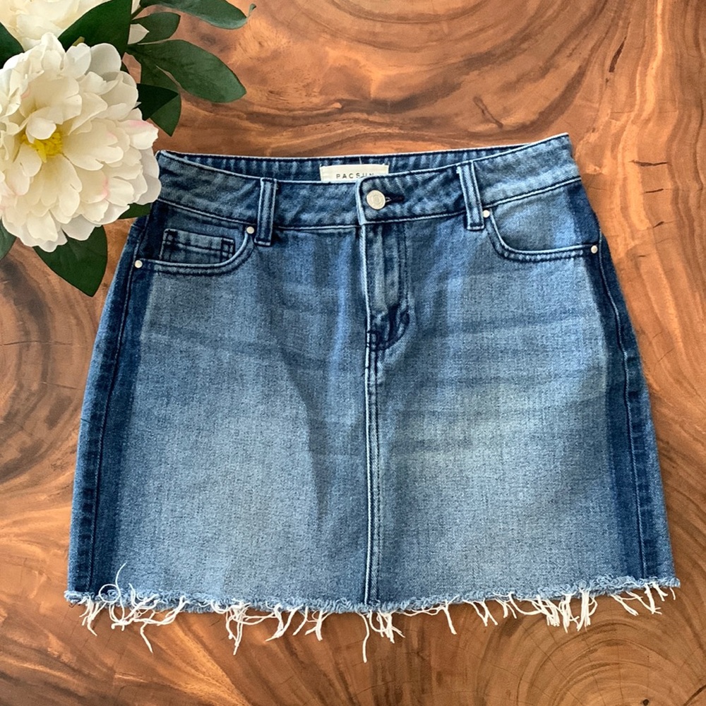 PacSun jean mini skirt